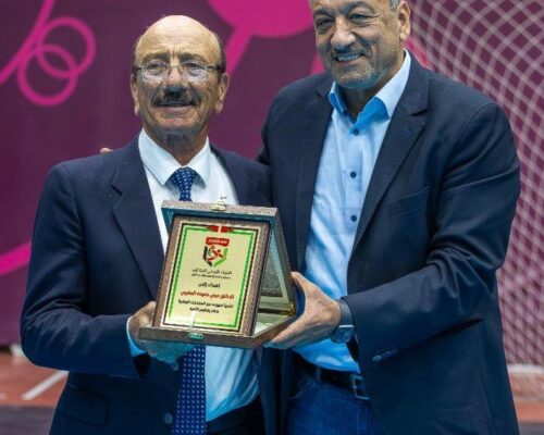 الاتحاد يكرم عربي حمودة ومحمد مبيضين